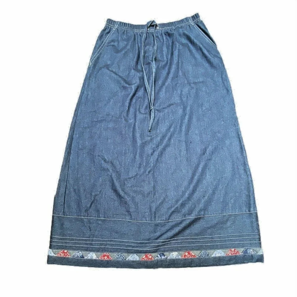 Koret City Blues Denim Jean Skirt Medium
